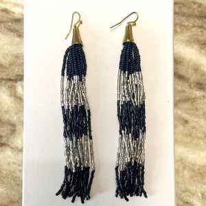 Fringe earrings. 5” long.